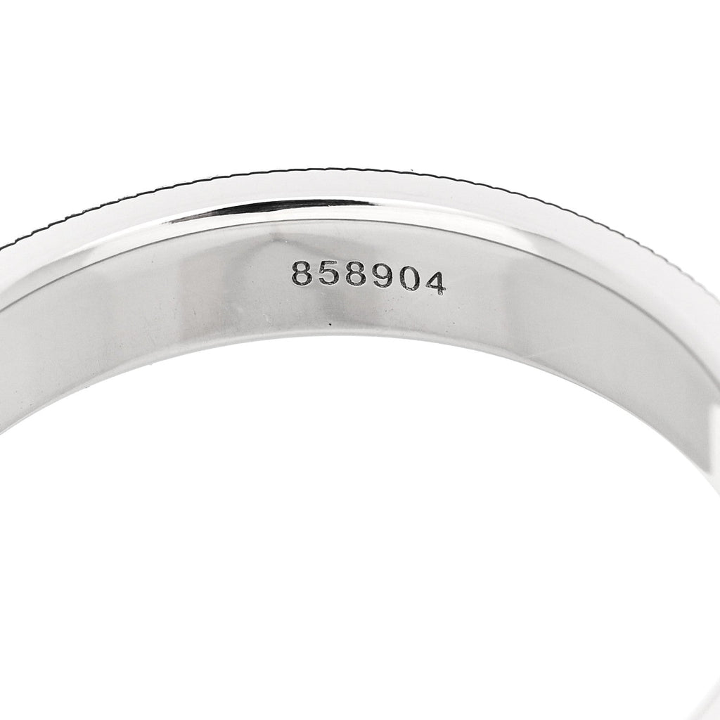 Platinum Milgrain Wedding Band Ring 58 8.25