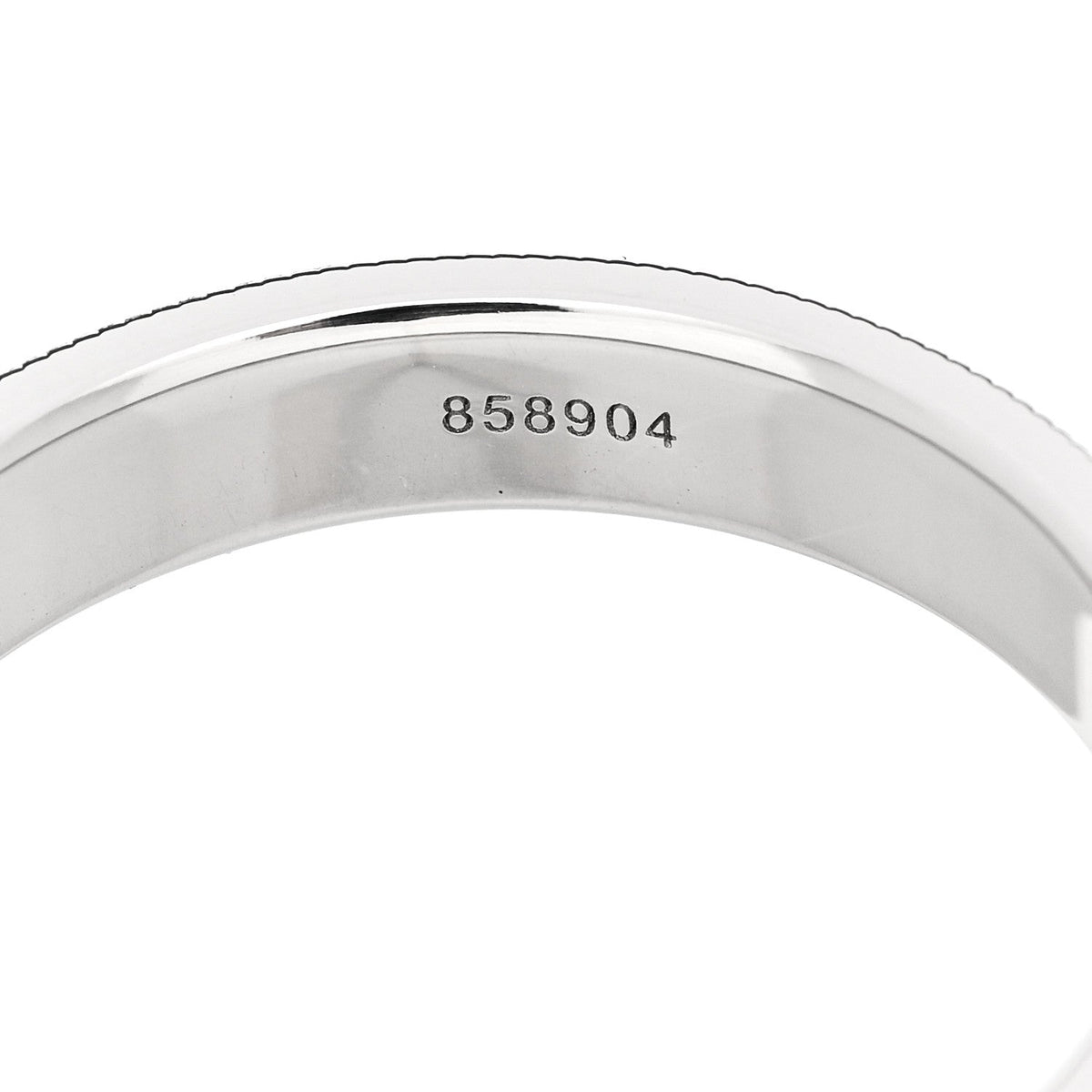Platinum Milgrain Wedding Band Ring 58 8.25