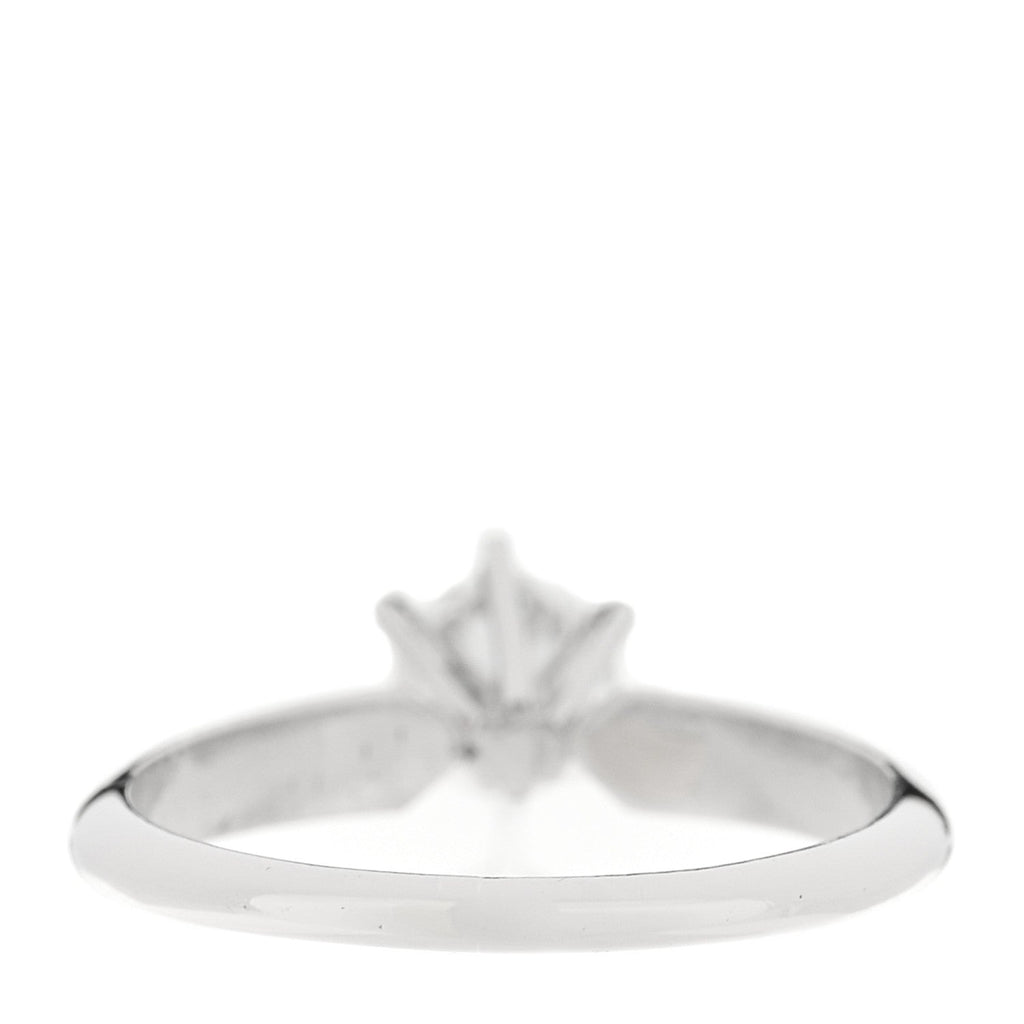 Platinum Diamond .50ct Solitaire Engagement Ring 50 5.5