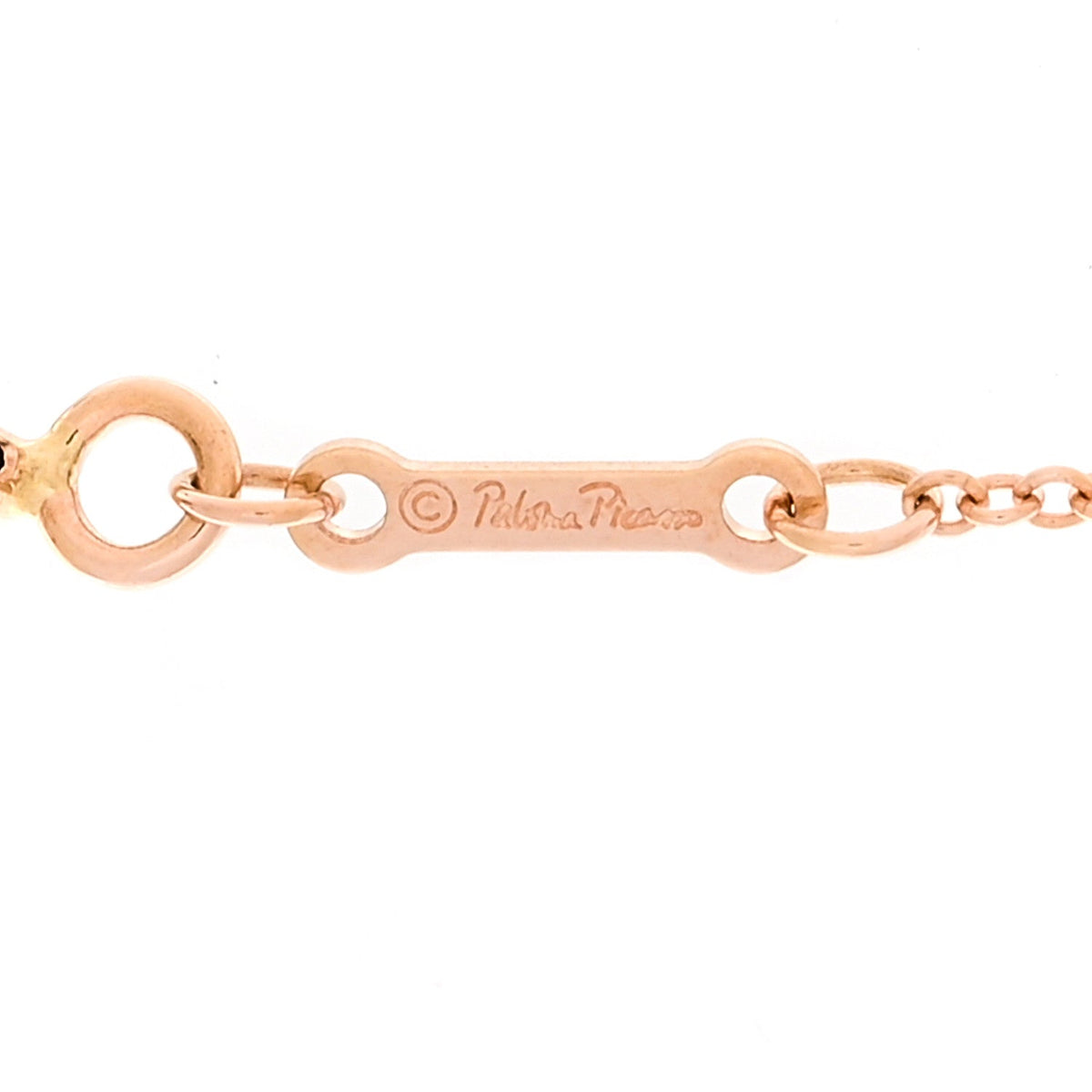 18K Rose Gold Paloma Picasso Heart and Arrow Pendant Necklace