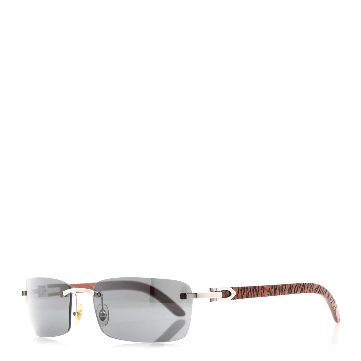 Metal Wood Tiger Bubinga Sunglasses