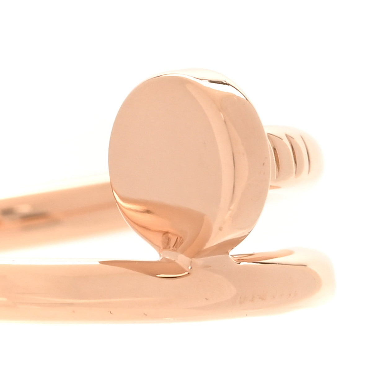 18K Pink Gold Juste Un Clou Ring 56 7.5
