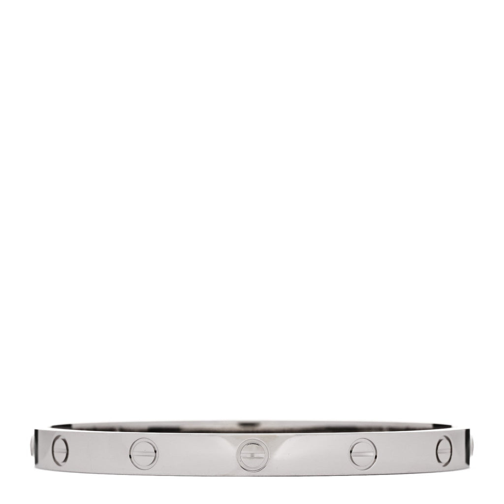 18K White Gold LOVE Bracelet 18