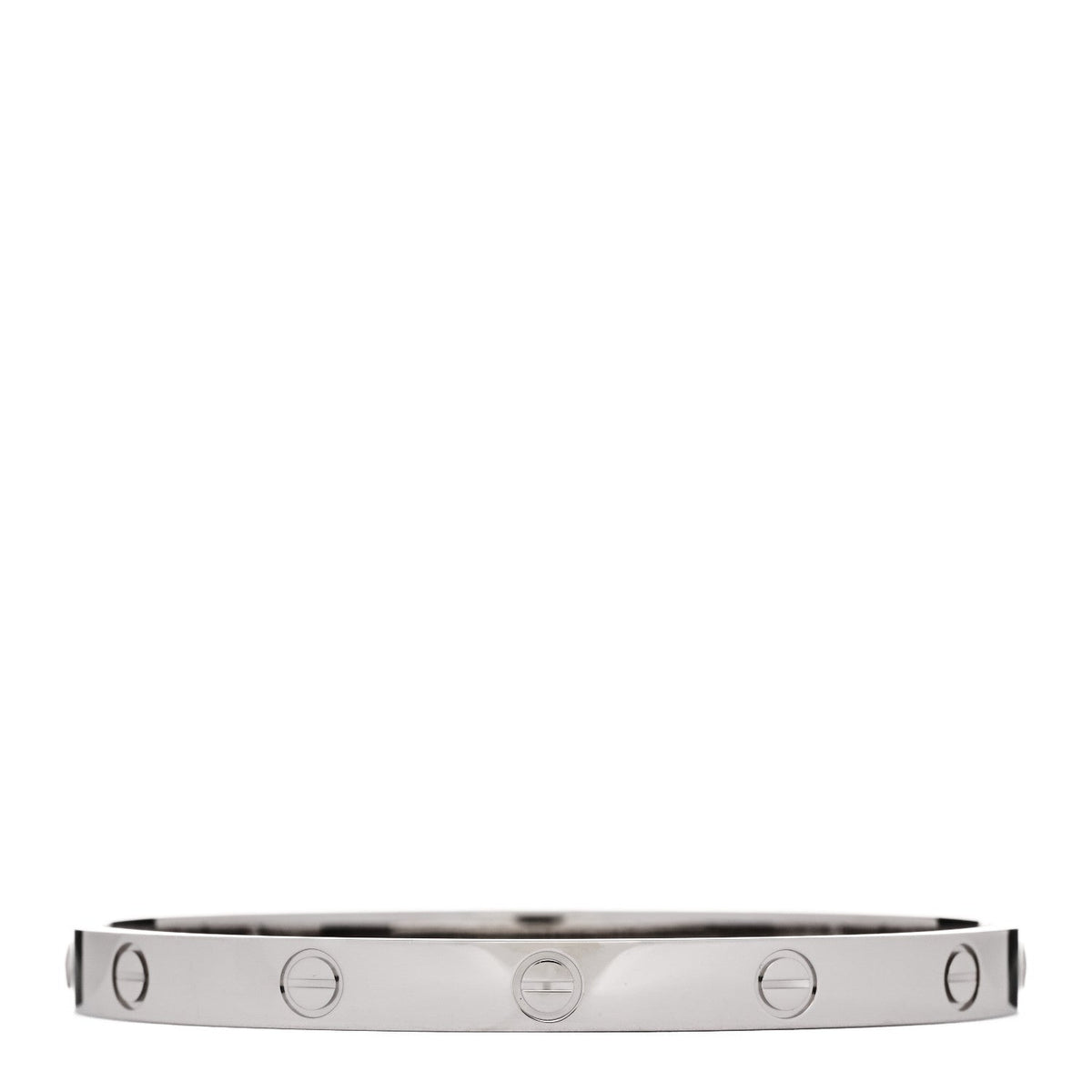 18K White Gold LOVE Bracelet 18
