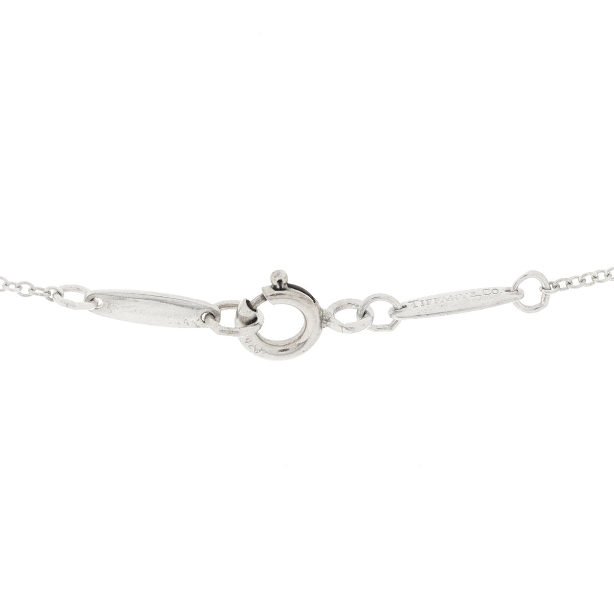Sterling Silver 12mm Elsa Peretti Teardrop Pendant Necklace