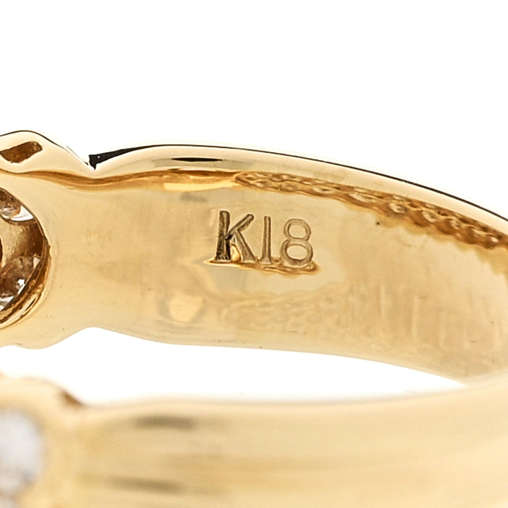 18K Yellow Gold Diamond 1.83ctw Ring  56 7.5