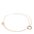 18K Pink Yellow White Gold Trinity Bracelet