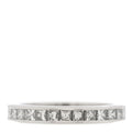Platinum Diamond Channel Set Princess Wedding Band Ring 46 3.75