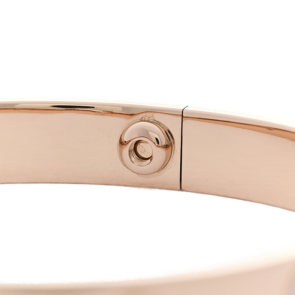 18K Pink Gold 4 Diamond LOVE Bracelet 16