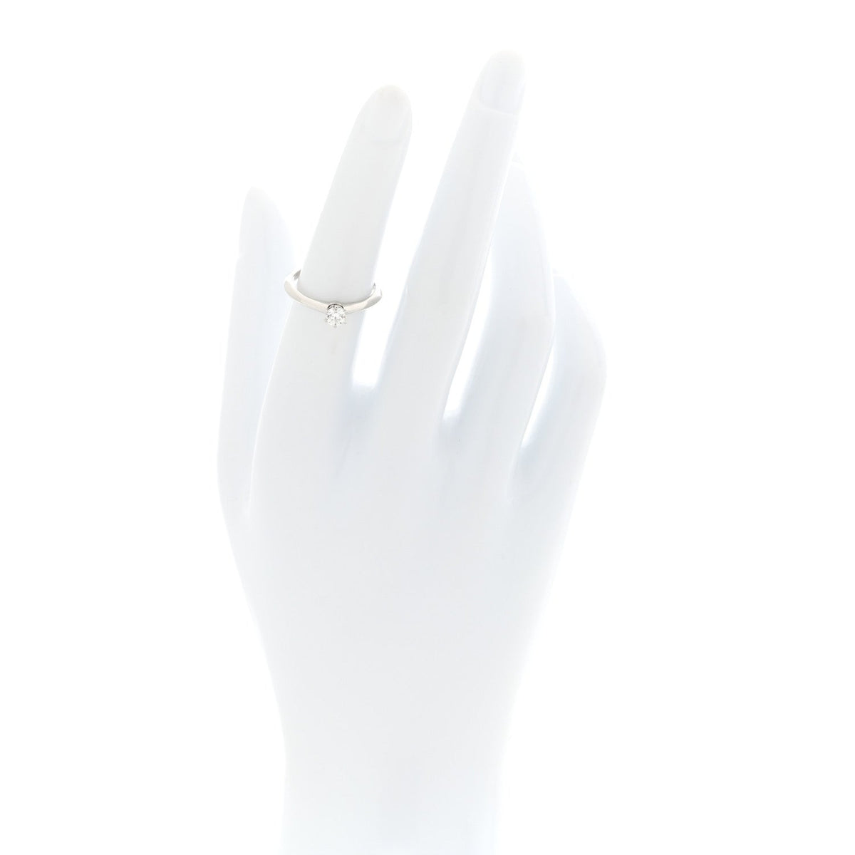 Platinum Diamond .25ct Solitaire Engagement Ring 51 5.75