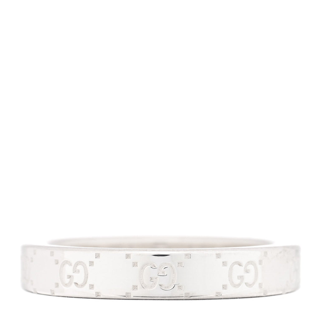 Sterling Silver GG Band Ring 55 7.25