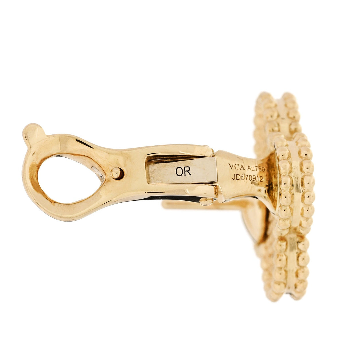 18K Yellow Gold Vintage Alhambra Earrings