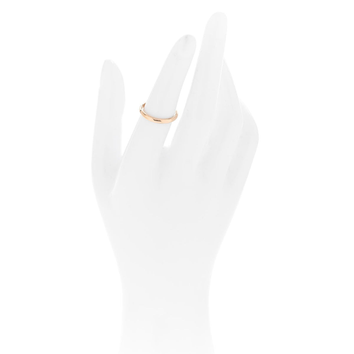 18K Pink Gold 2.5mm 1895 Wedding Band Ring 51 5.75