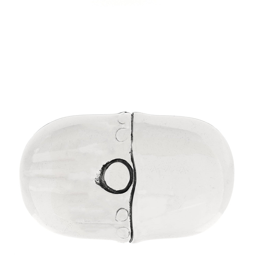Sterling Silver Wide Bamboo Ring 54 7