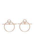18K Rose Gold PM Loop Earrings