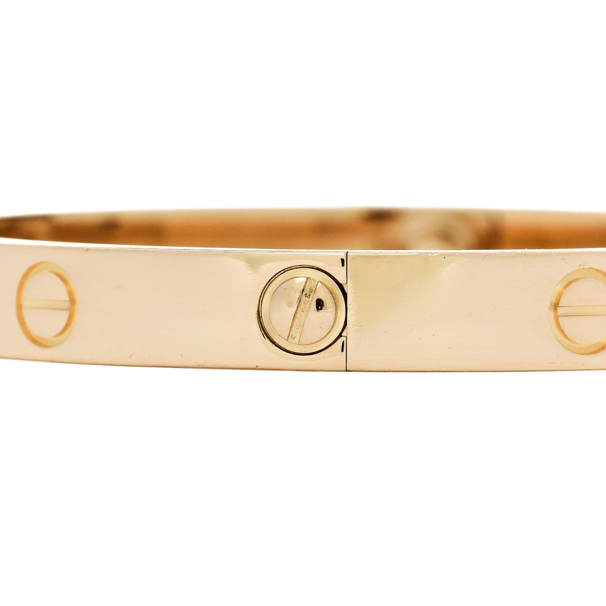 18K Yellow Gold LOVE Bracelet 17