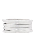 18K White Gold B.Zero1 Three-Band Ring 61 9.5