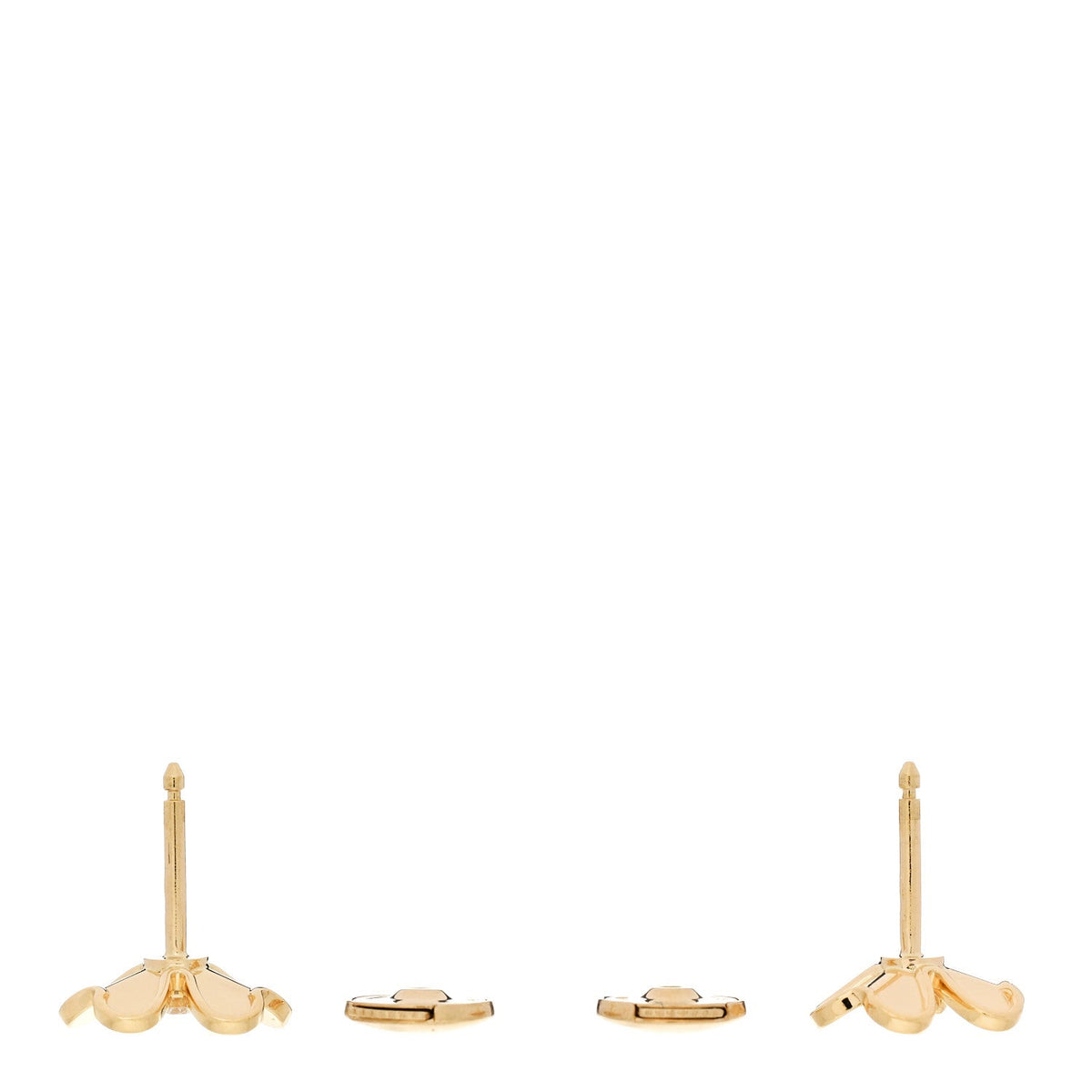 18K Yellow Gold Diamond Mini Frivole Earrings