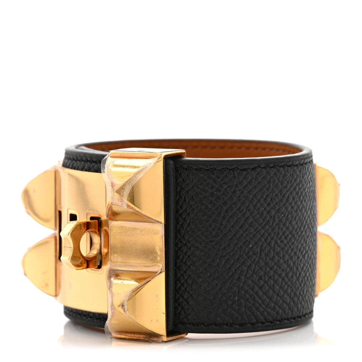 Epsom Collier de Chien CDC Bracelet S Black