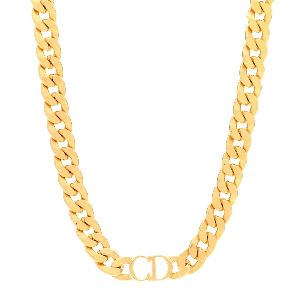 Metal Danseuse Etoile Chain Choker Necklace Gold