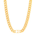 Metal Danseuse Etoile Chain Choker Necklace Gold