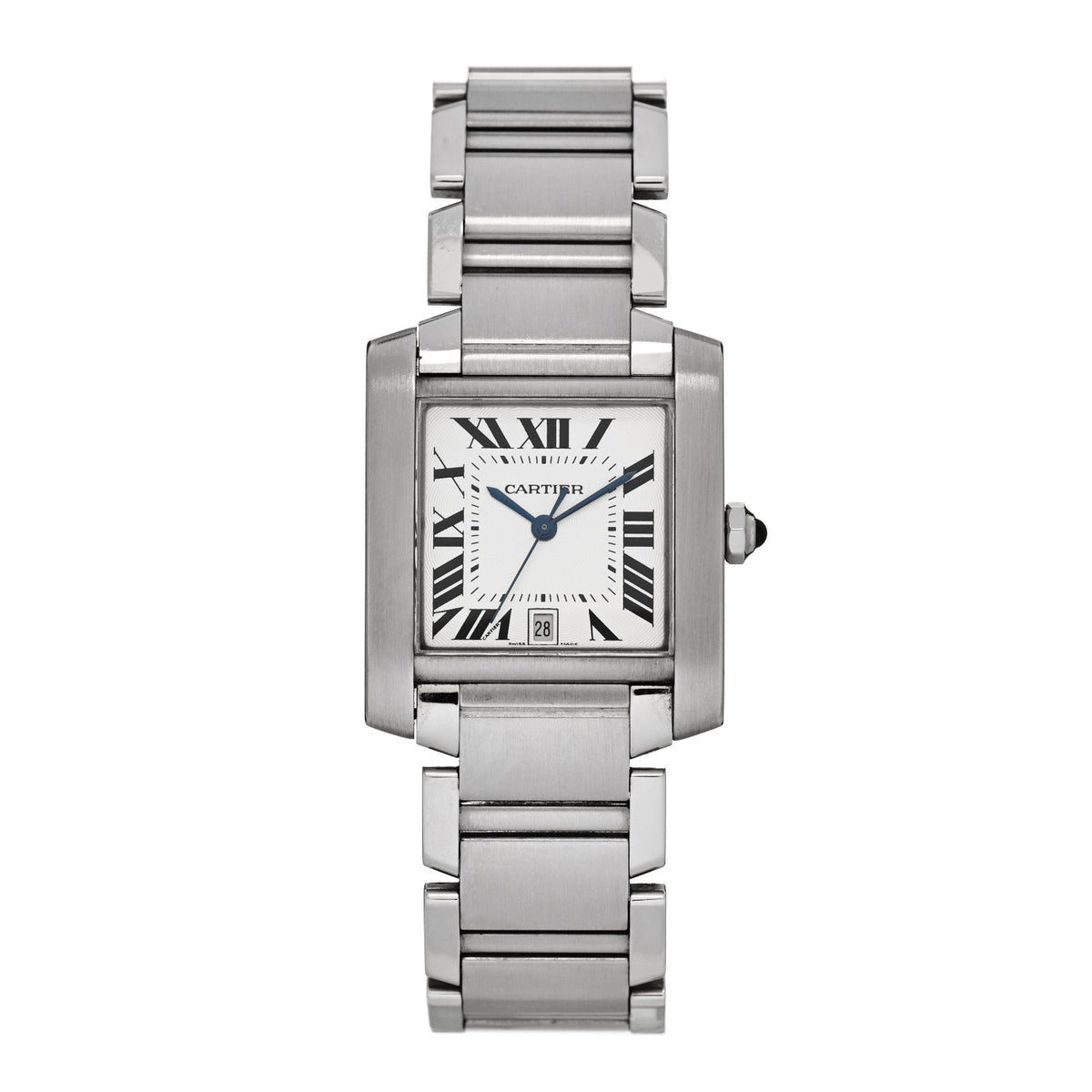 Stainless Steel 28mm Tank Francaise Automatic Watch