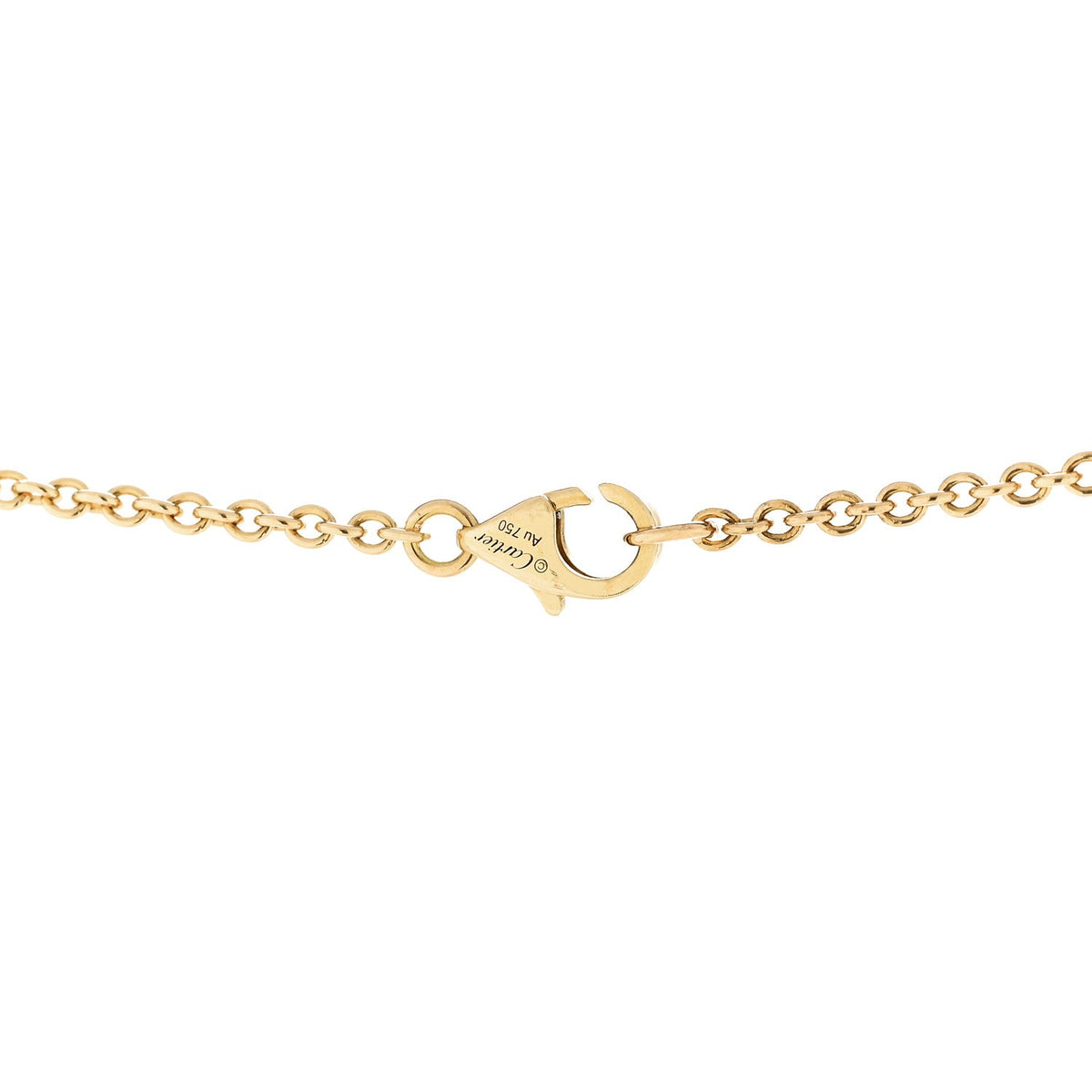 18K Yellow Gold Interlocking LOVE Necklace