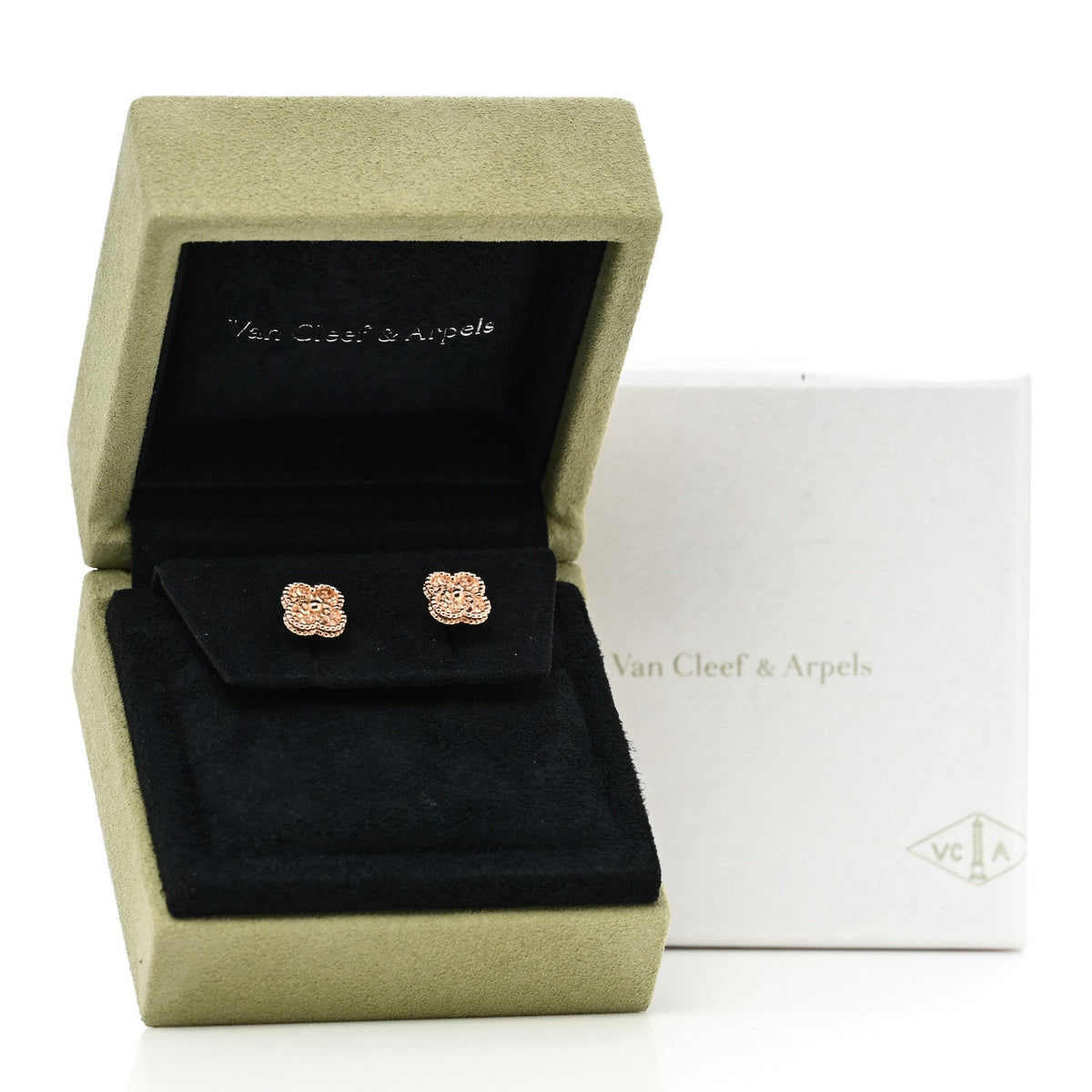 18K Rose Gold Sweet Alhambra Earrings