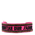 Woven Cotton J'Adior Friendship Bracelet  Pink