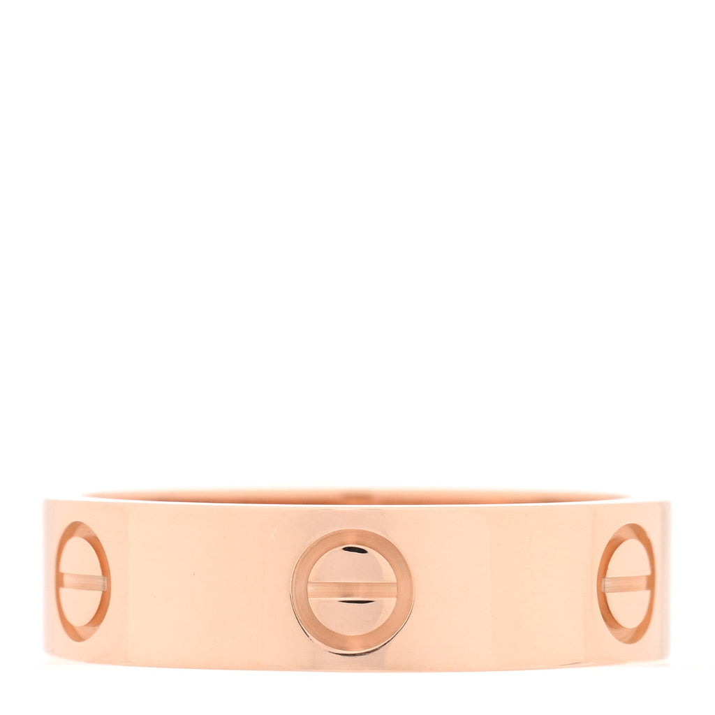 18K Pink Gold 5.5mm LOVE Ring 58 8.25