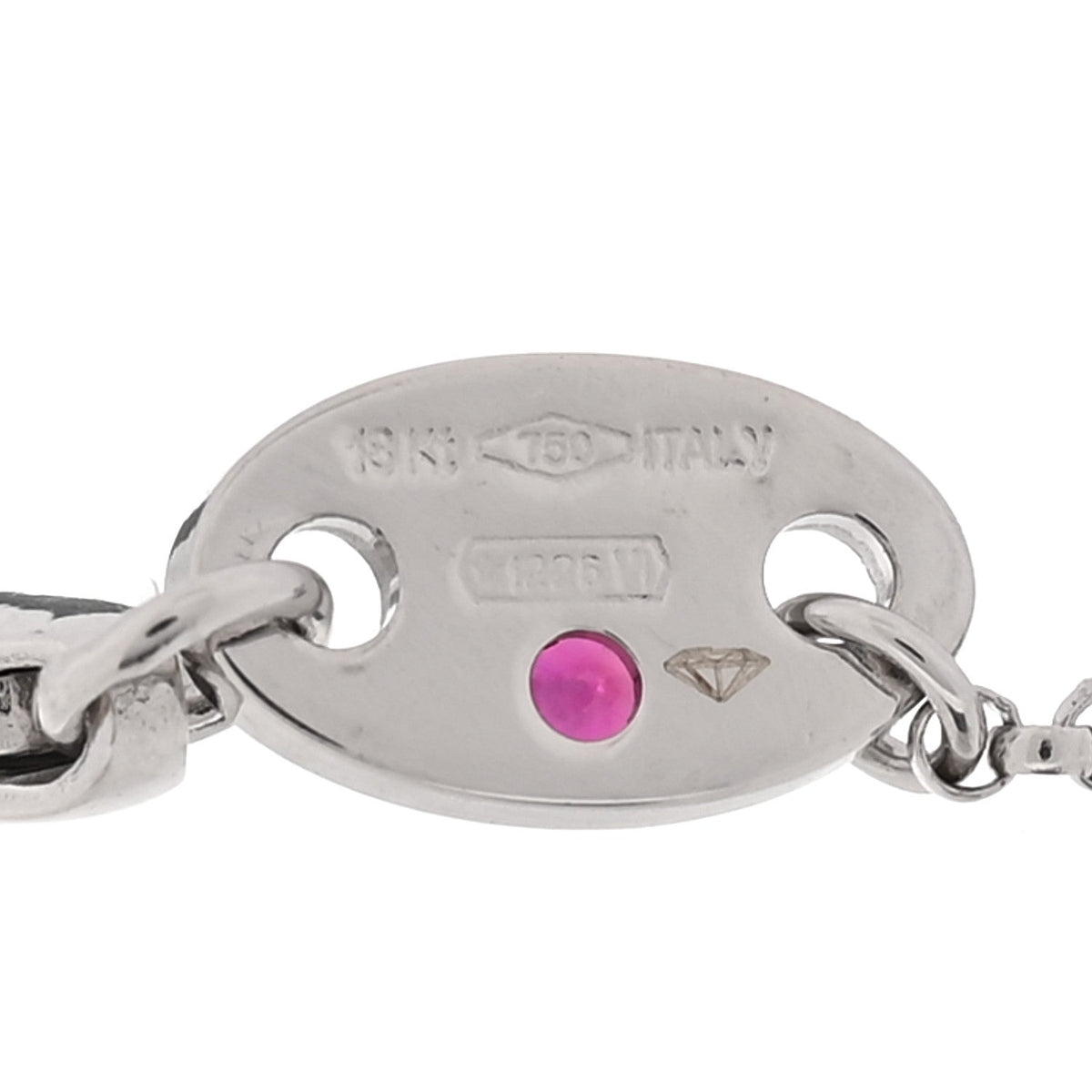 18K White Gold Diamond Verona by the Inch Bracelet