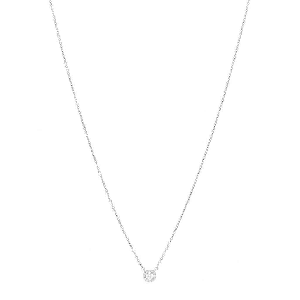 Platinum Diamond .22ct Soleste Pendant