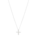 Sterling Silver Elsa Peretti Infinity Cross Pendant Necklace