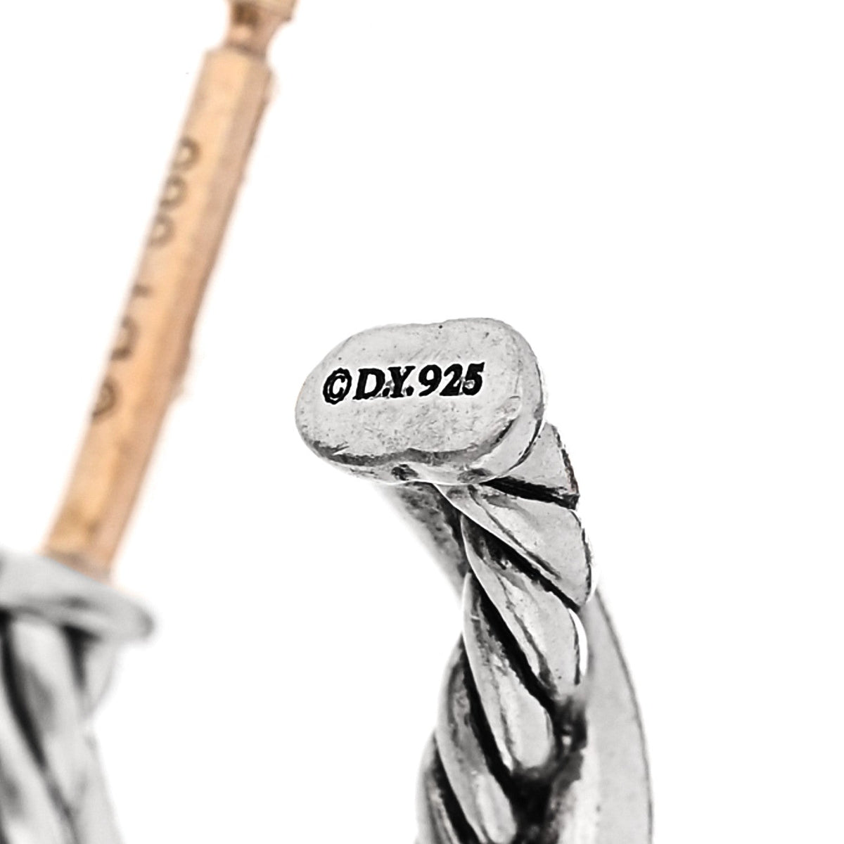 Sterling Silver Diamond Petite Infinity Huggie Hoop Earrings