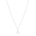 Sterling Silver Elsa Peretti Open Tear Drop Pendant Necklace