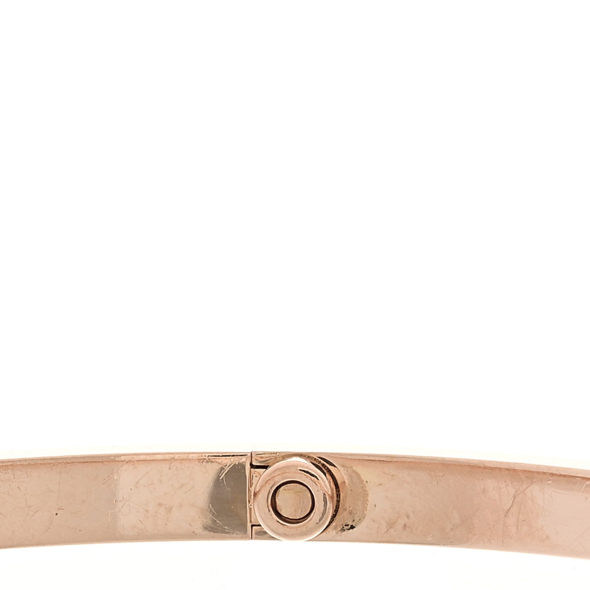 18K Pink Gold 6 Diamond Small LOVE Bracelet 19