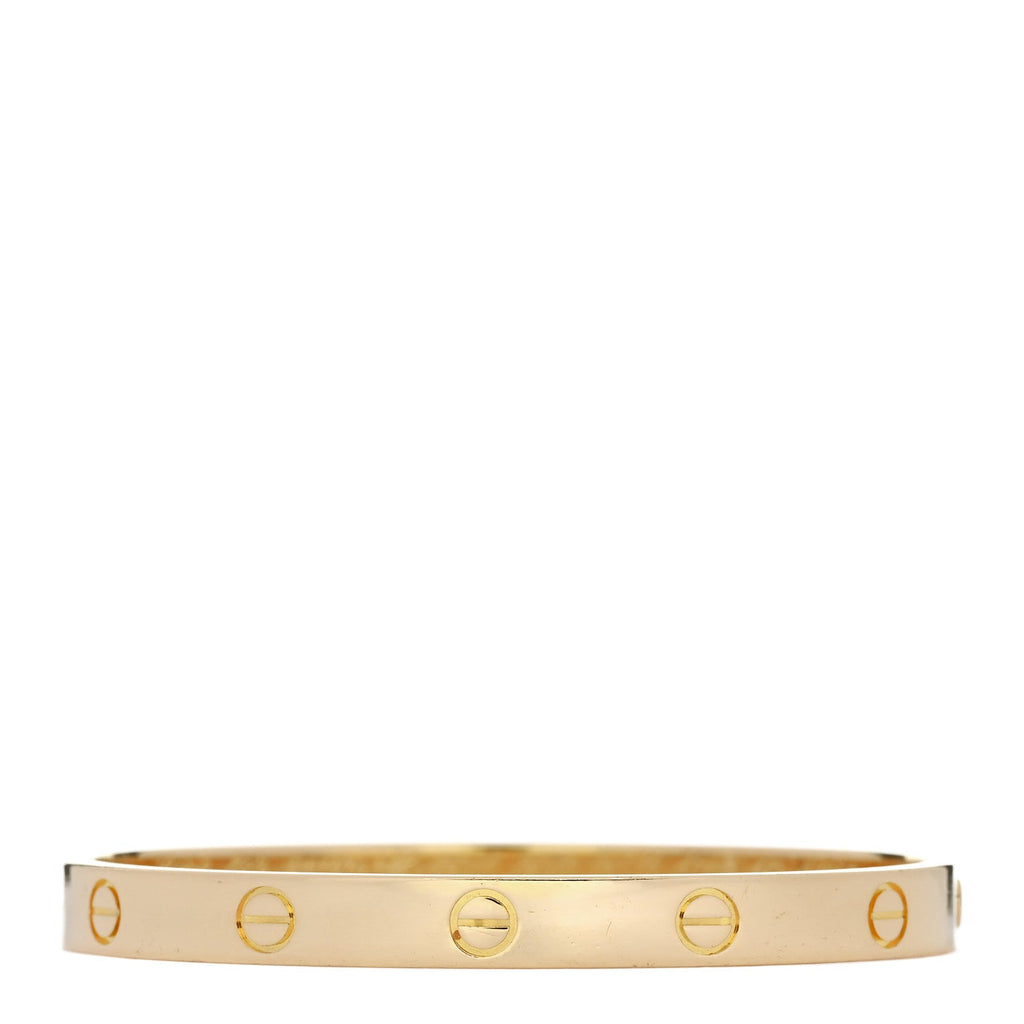 18K Yellow Gold LOVE Bracelet 17