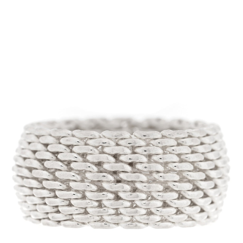 Sterling Silver Somerset Mesh Ring 52 6