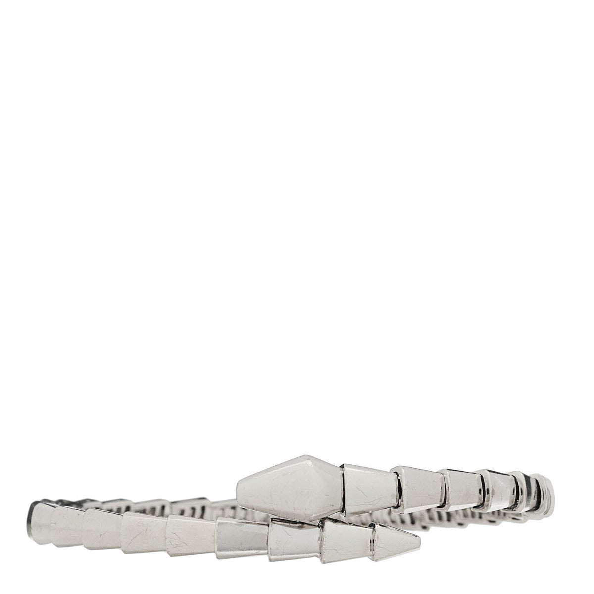18K White Gold Serpenti Viper Bracelet S
