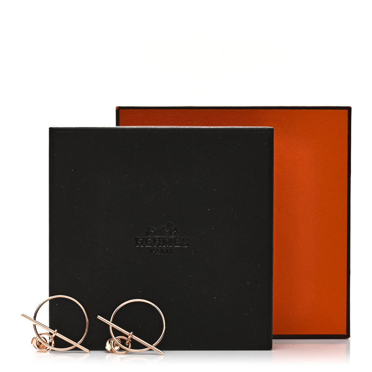 18K Rose Gold PM Loop Earrings
