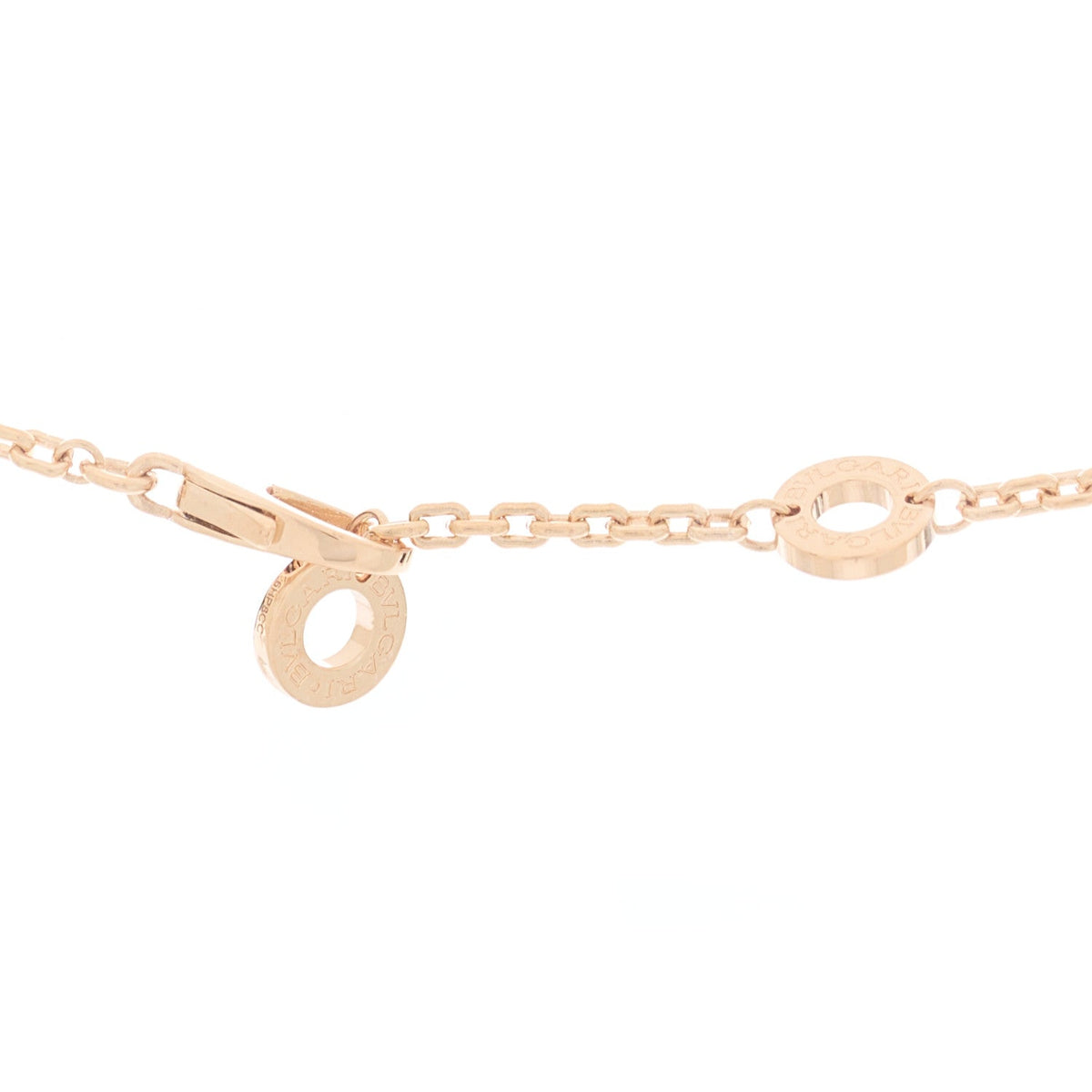 18K Rose Gold Diamond Serpenti Viper Demi Pave Pendant Necklace