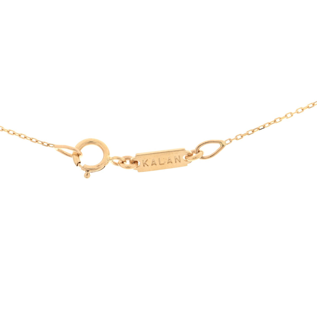 14K Yellow Gold Diamond Black Night Quartz Halo Pendant Necklace