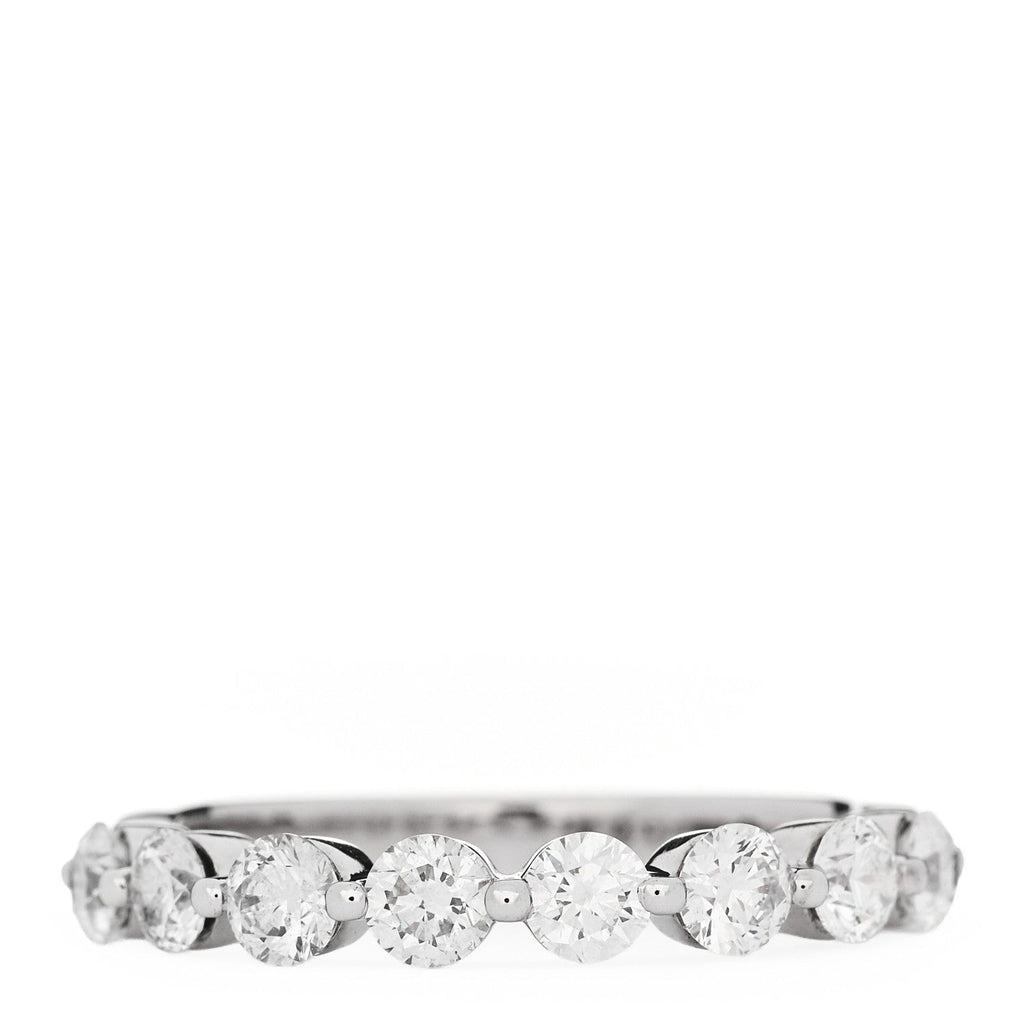 18K White Gold Diamond Floating Diamond Ring 57 8