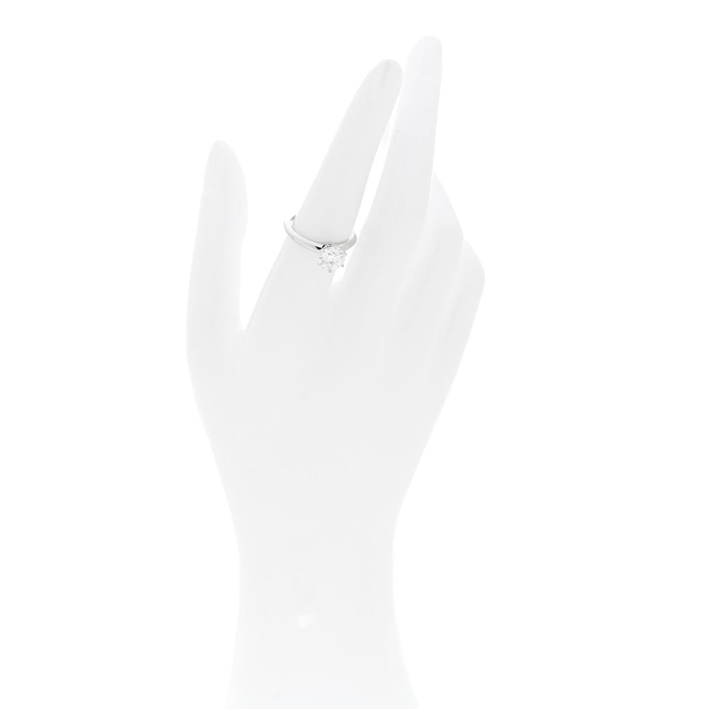 Platinum Diamond 1.62ct Solitaire Engagement Ring 54 7