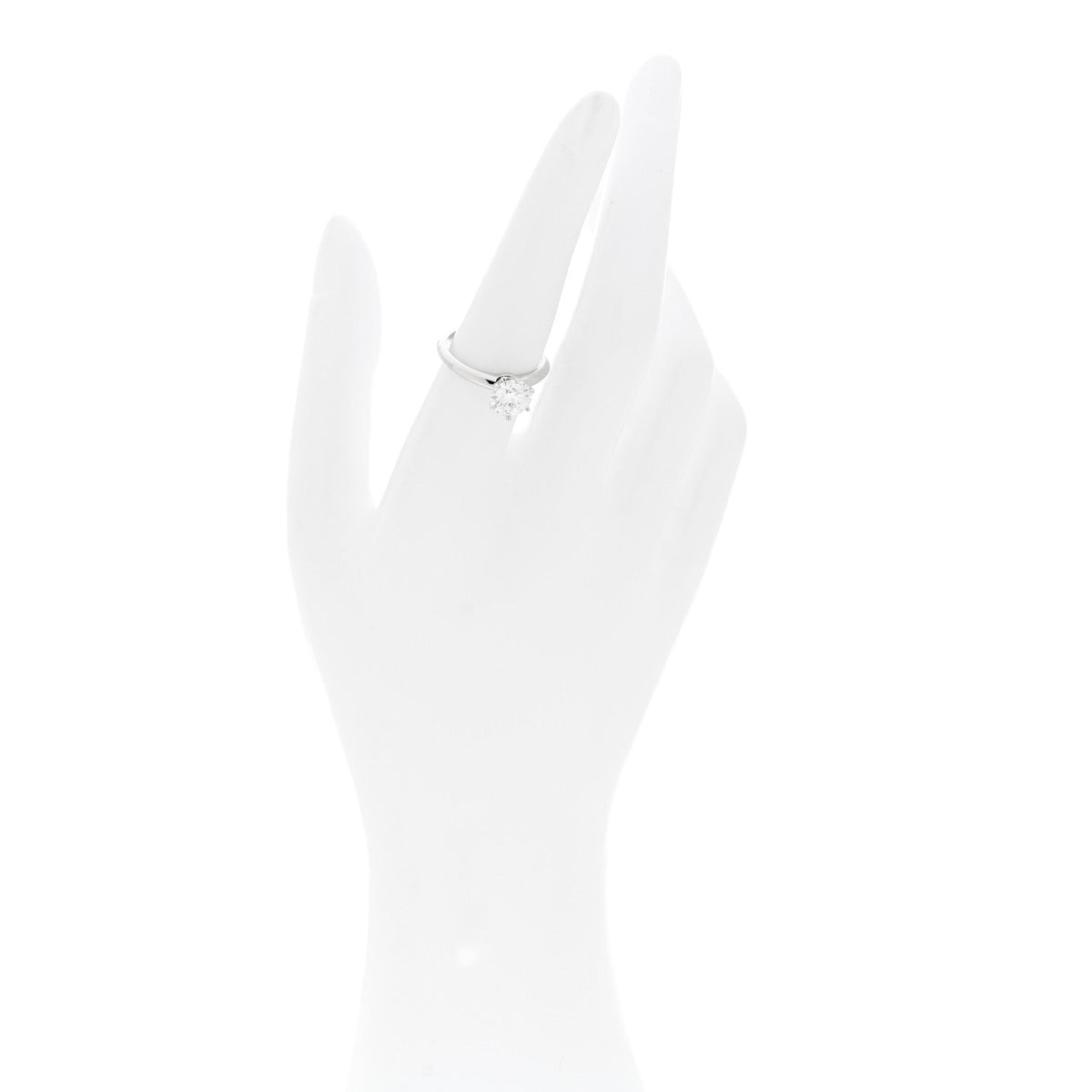 Platinum Diamond 1.62ct Solitaire Engagement Ring 54 7