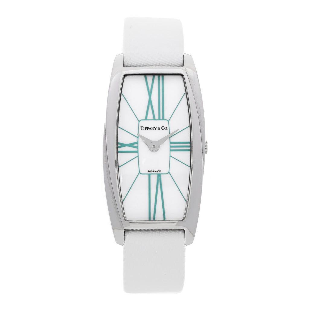 Stainless Steel Satin 22mm Gemea Quartz Watch White