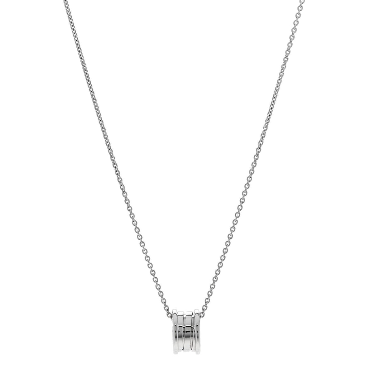 18K White Gold B.Zero1 Pendant Necklace