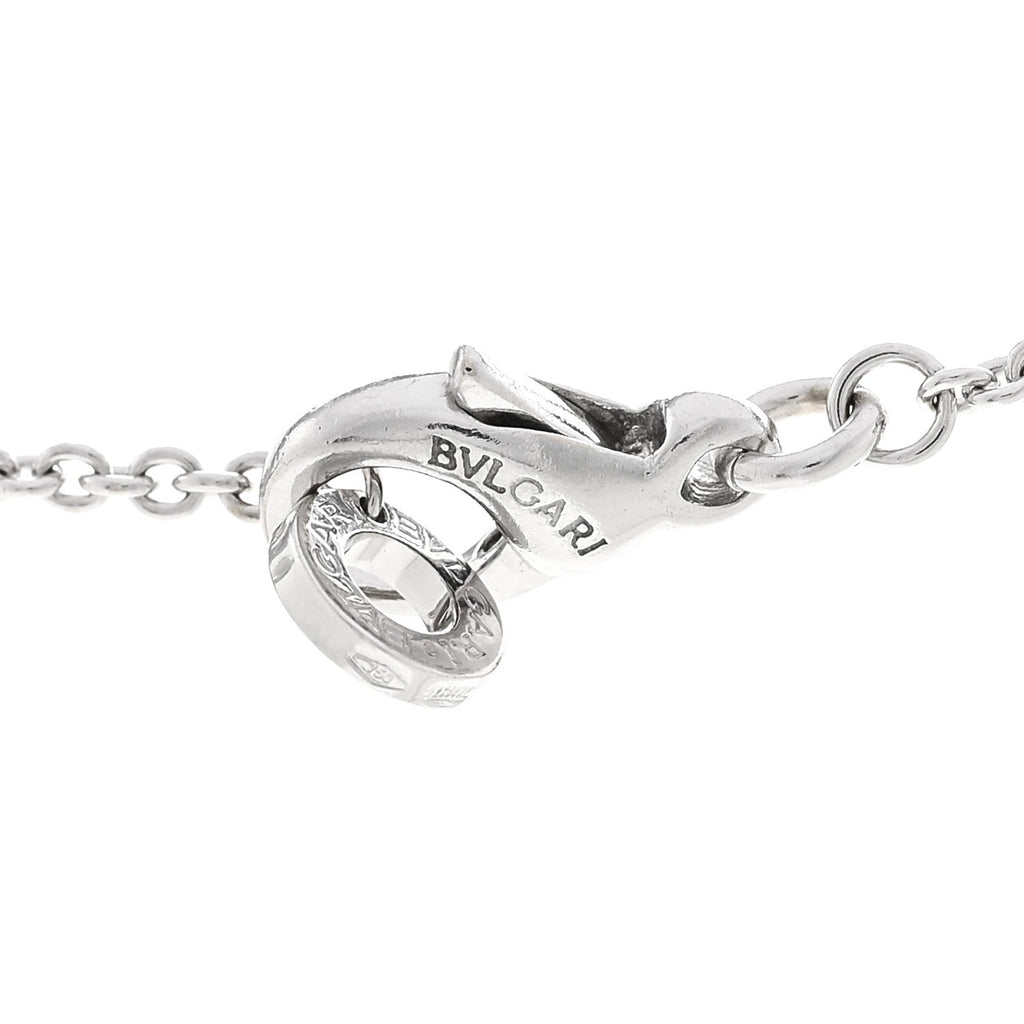 18K White Gold Diamond B.Zero1 Drop Necklace