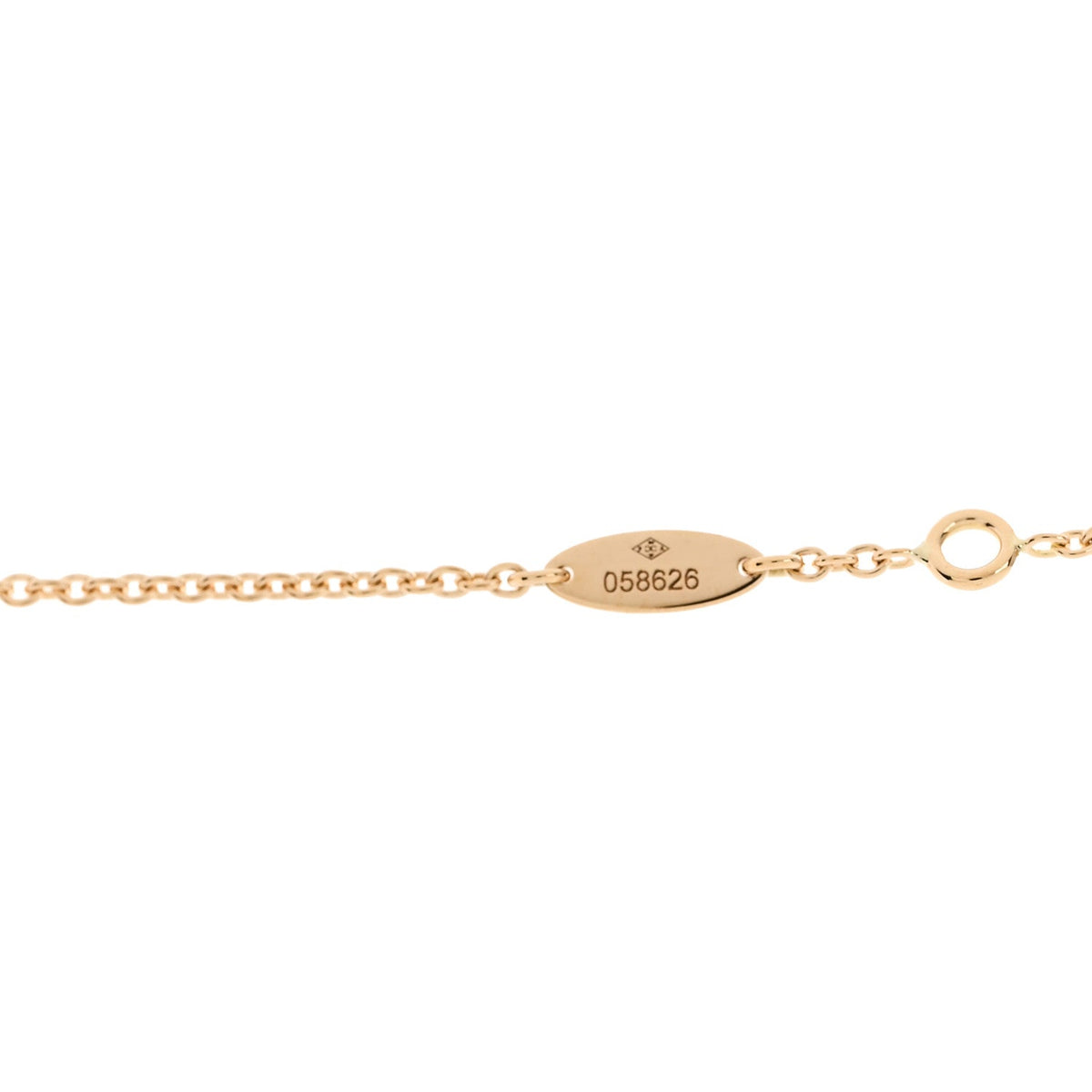18K Yellow Gold Diamond Lapis Lazuli Rose Des Vents Necklace