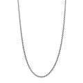 Sterling Silver 2.7mm Box Chain Necklace 20"